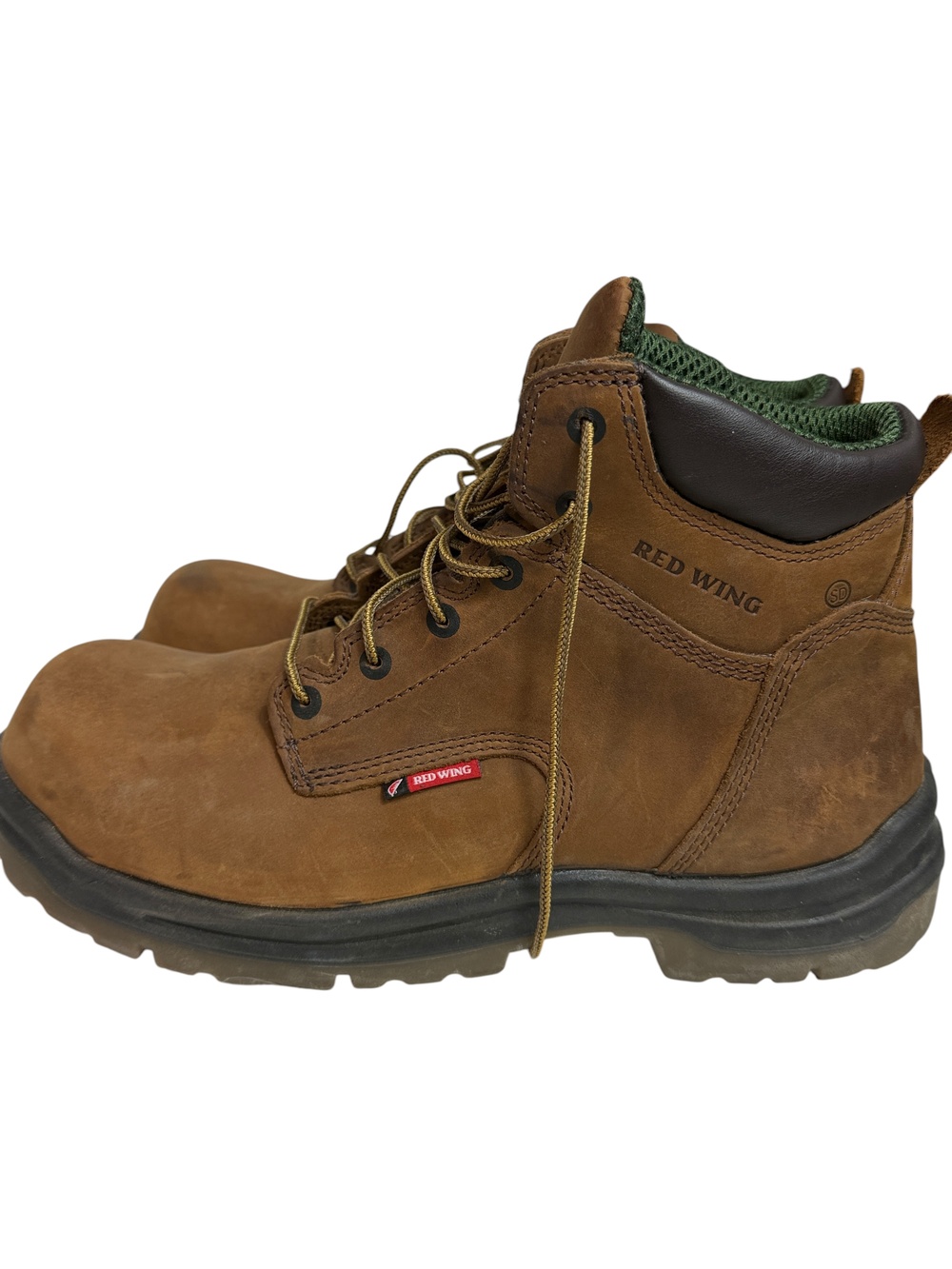 Red Wing Shoes Boots Mens Size 11.5 EE Brown Leather King Toe 2241 Work Safety